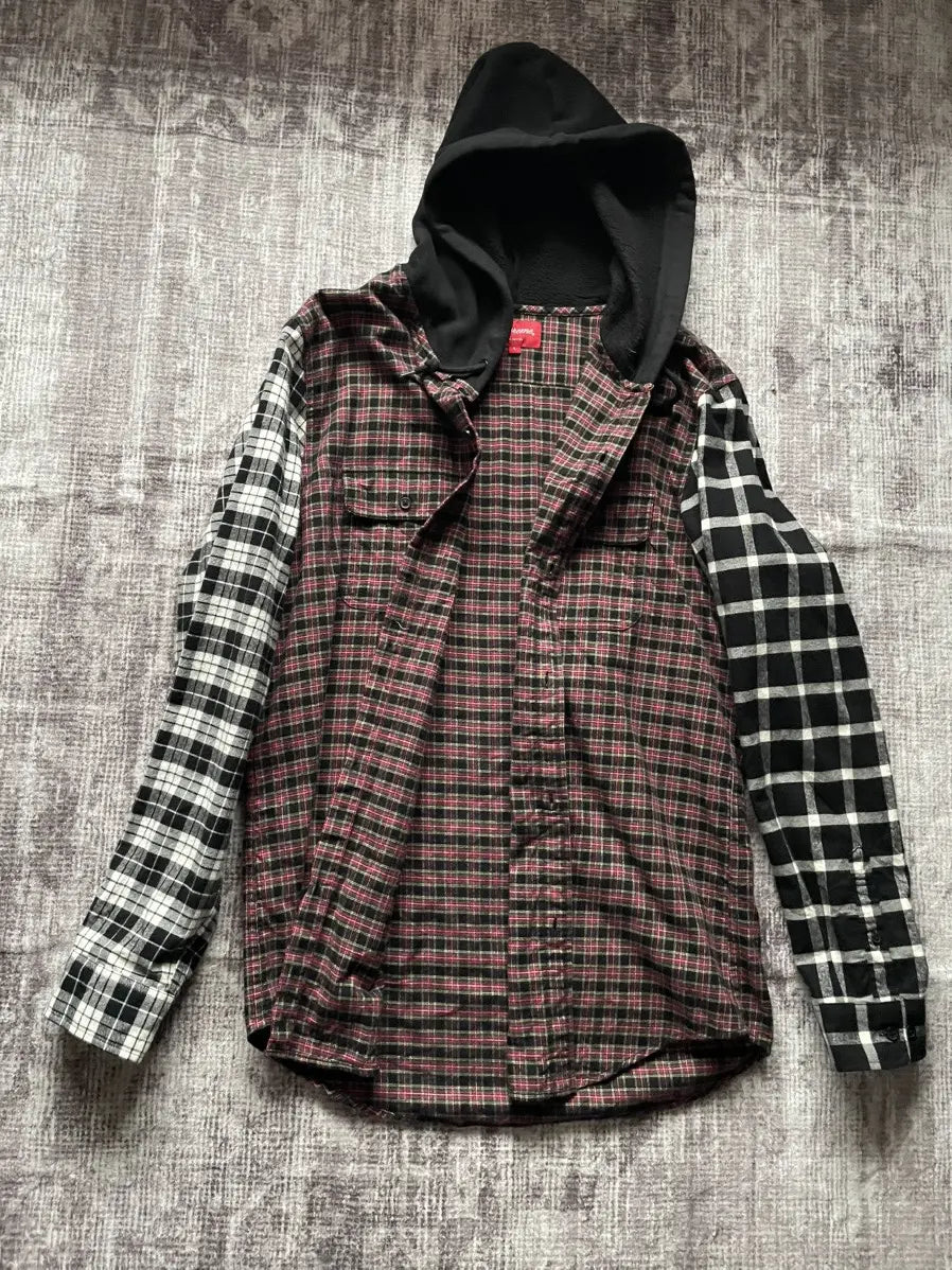 Supreme SS14 Hooded Flannel Shirt