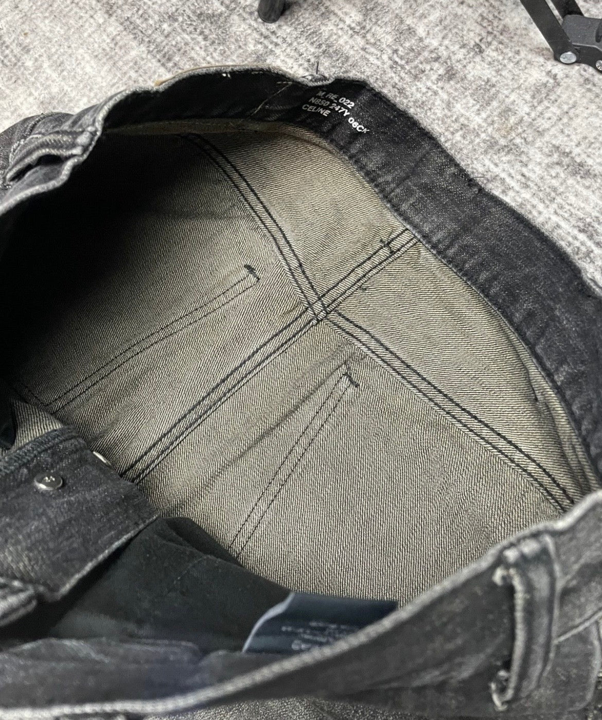 Celine Wesley Distressed Denim Jeans