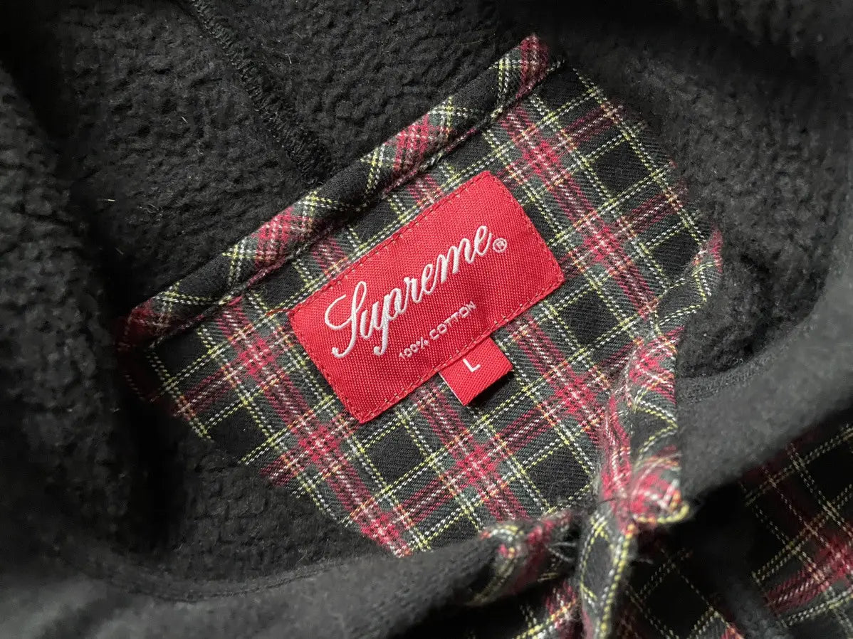 Supreme SS14 Hooded Flannel Shirt