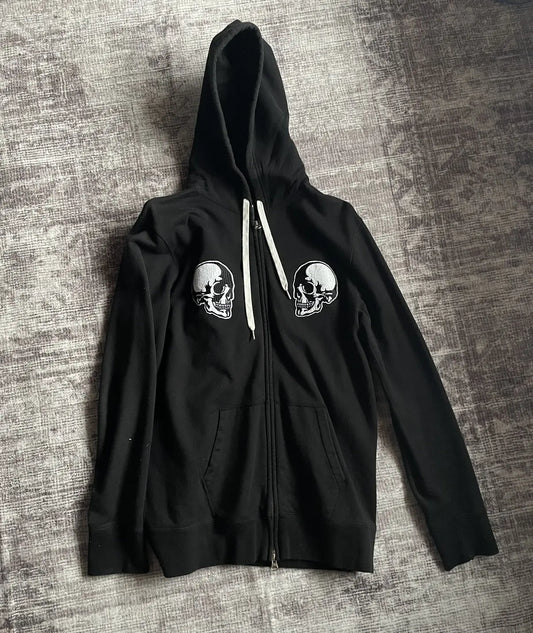 Number (N)ine Double Skull Clash Zip Hoodie
