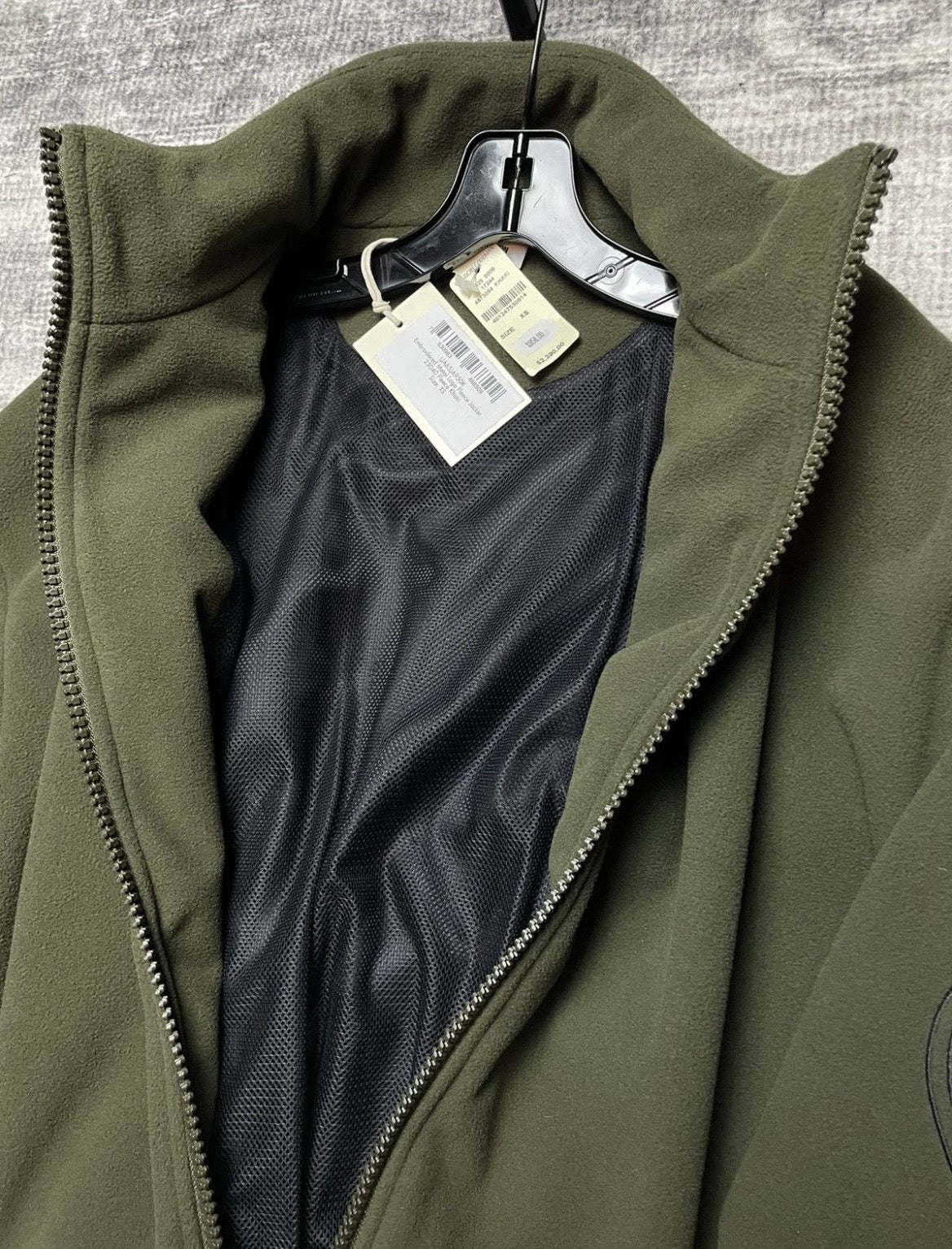Vetements Metal Logo Fleece Jacket