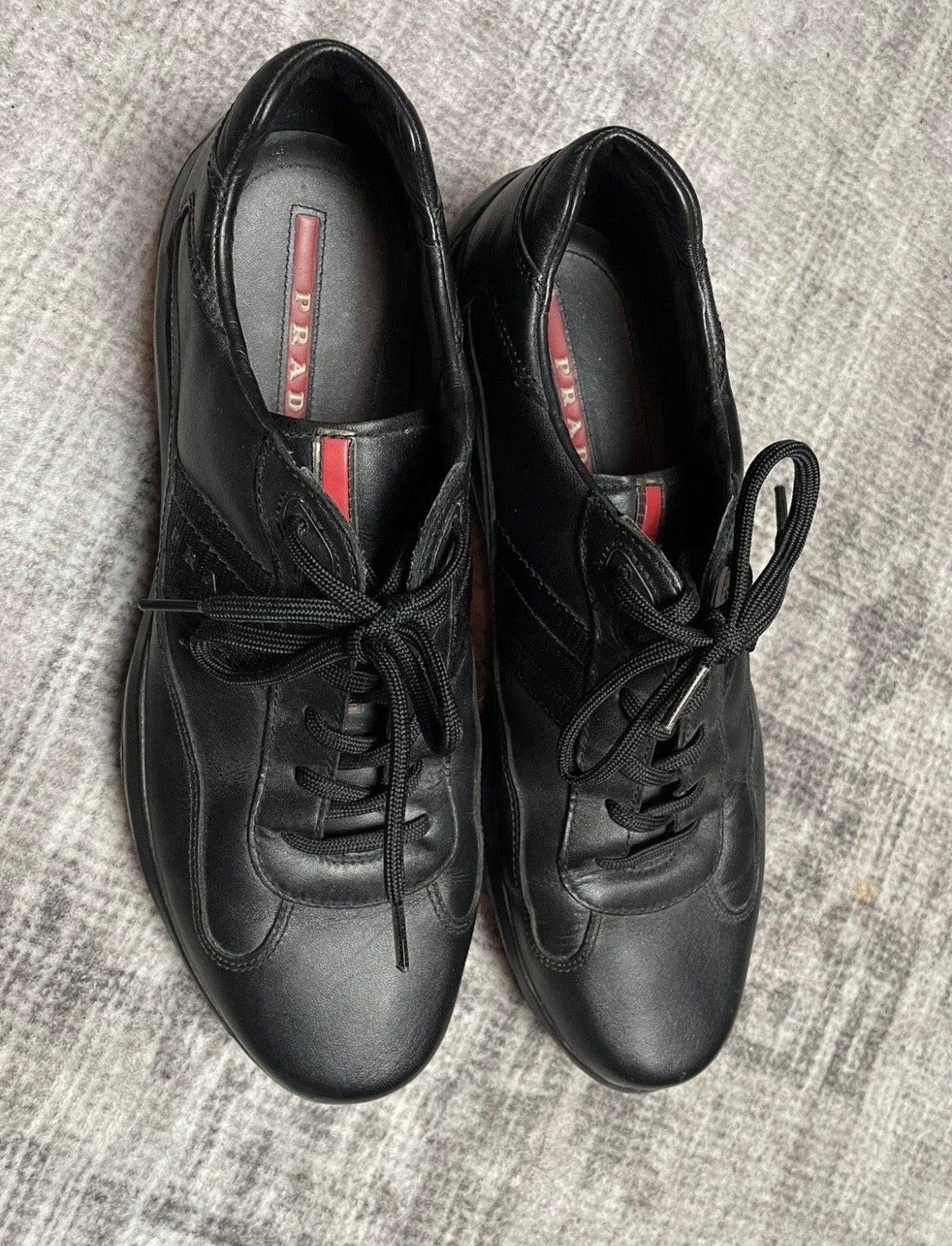 Prada Americas Cup Leather Sneakers