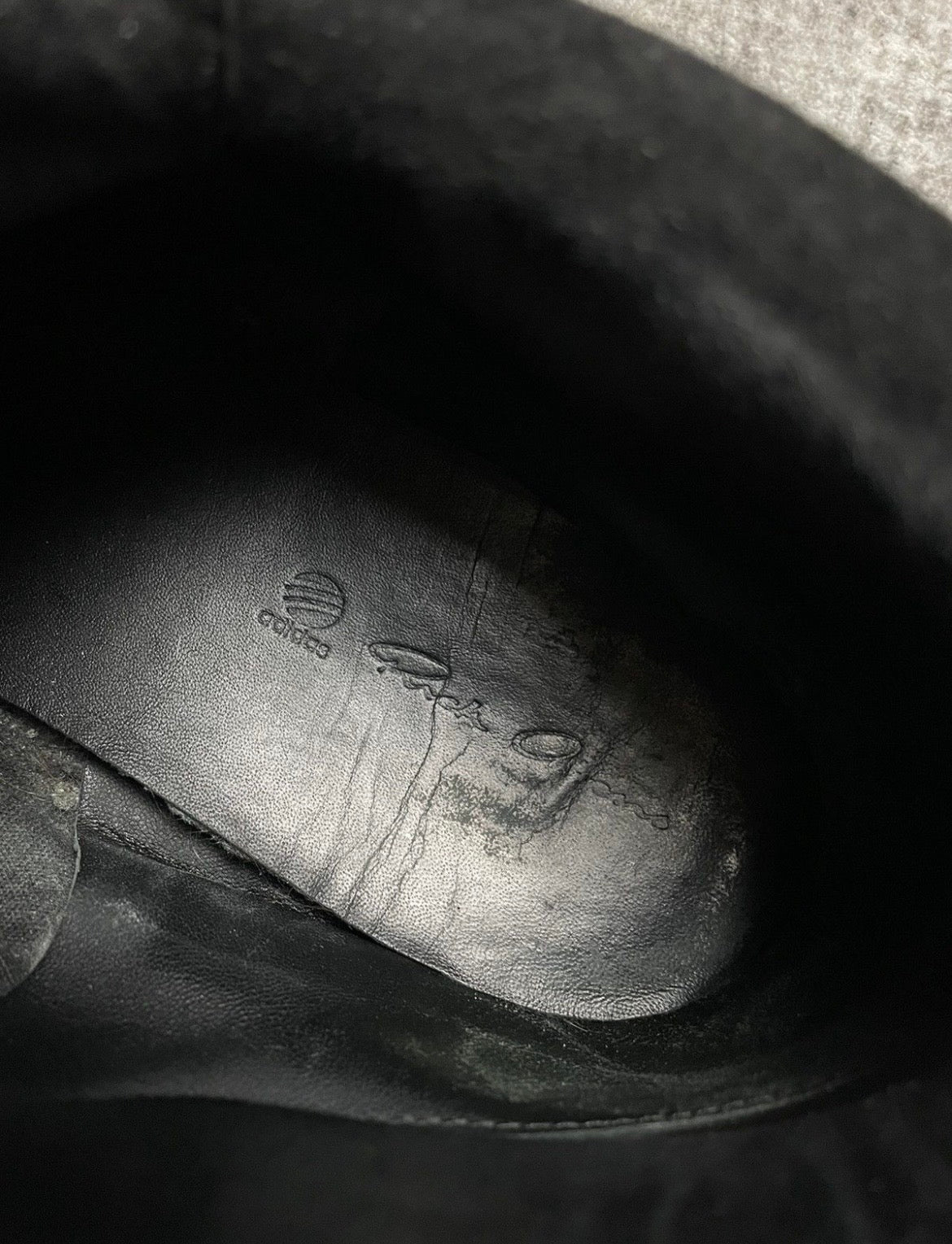 Rick owens Suede Tech Runners Black