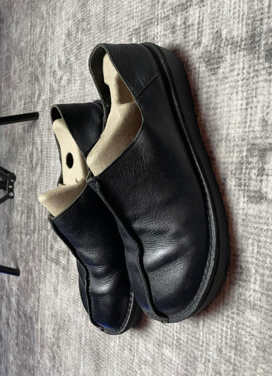Vintage Zara 1998 Slip On Leather Loafers