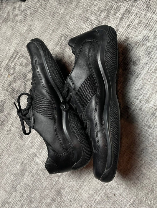 Prada Americas Cup Leather Sneakers