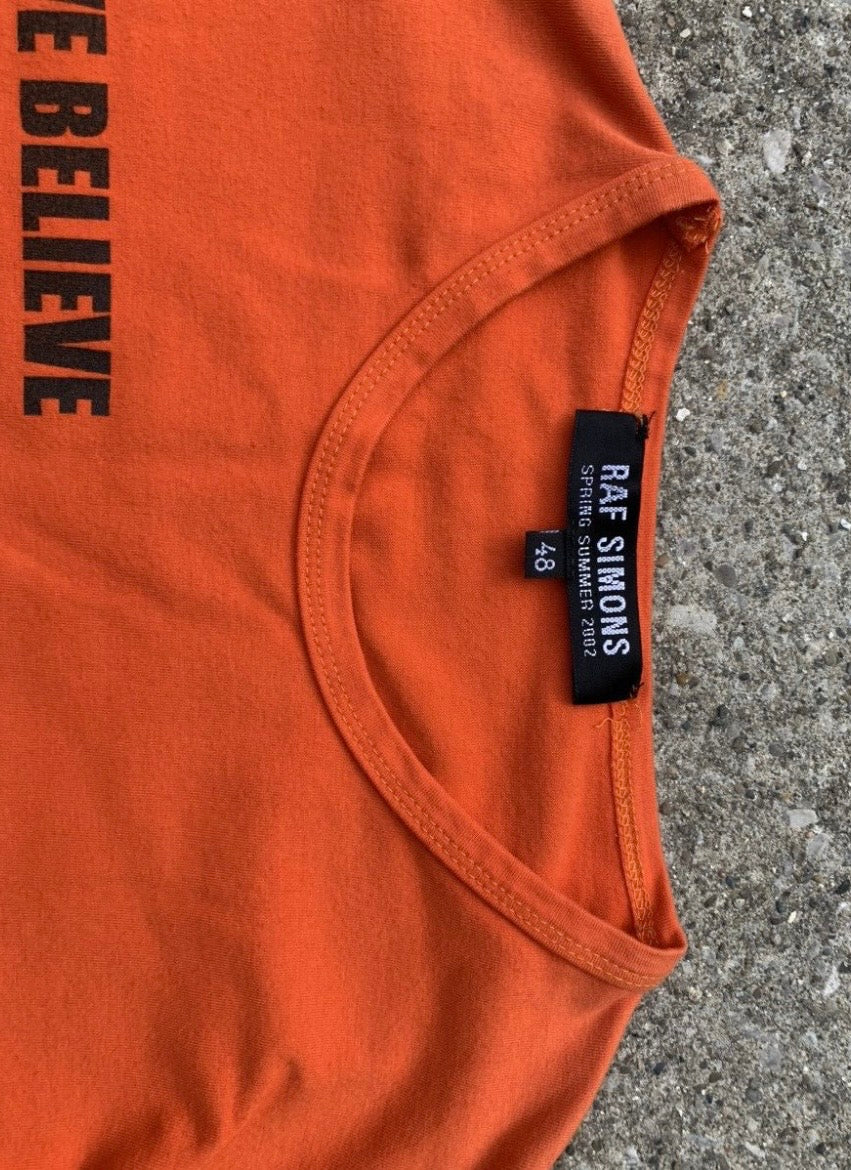 Raf Simons SS2002 Woe Unto Those We Believe Long Sleeve