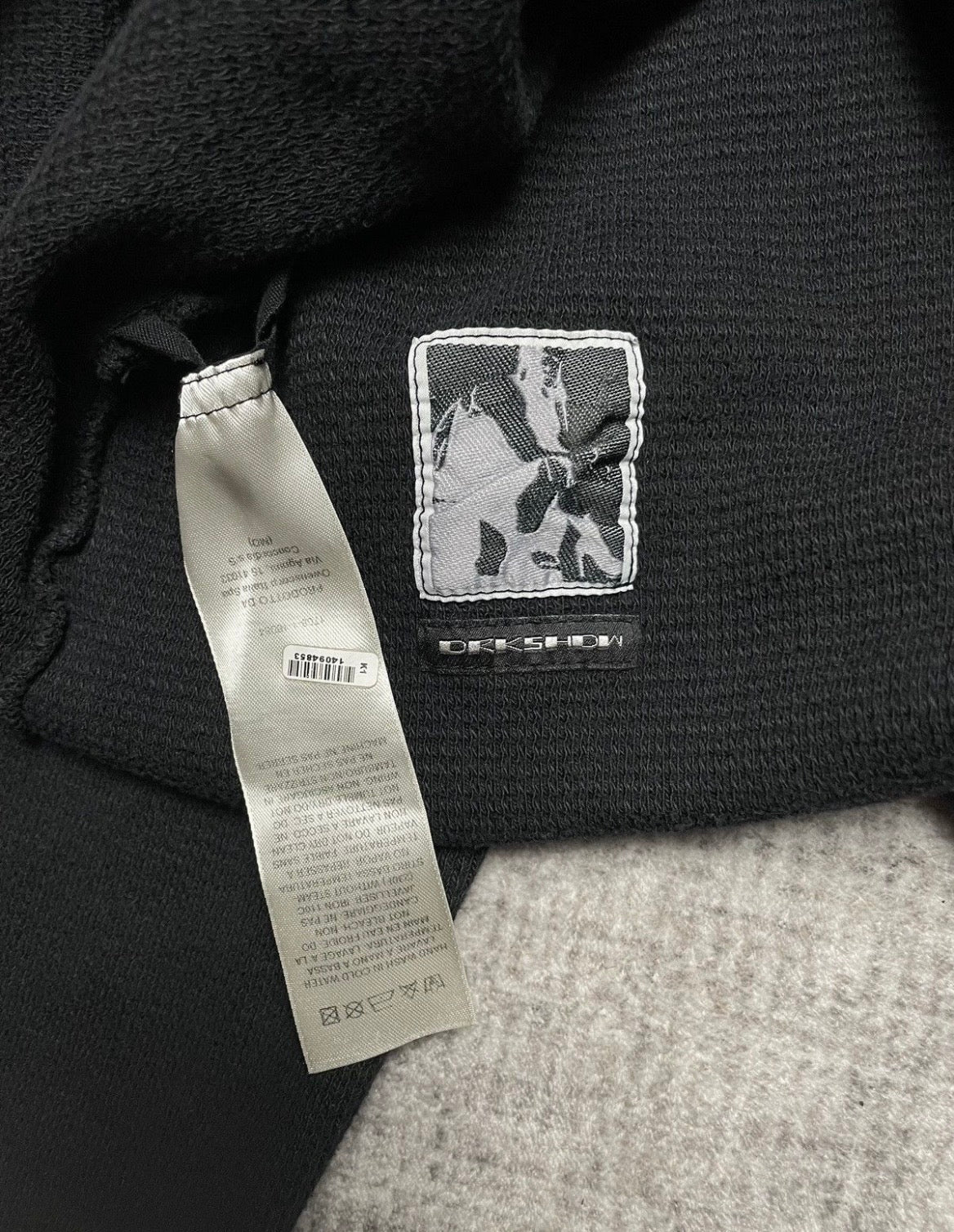 Rick Owens Drkshdw Thermal Crew Neck Sweater
