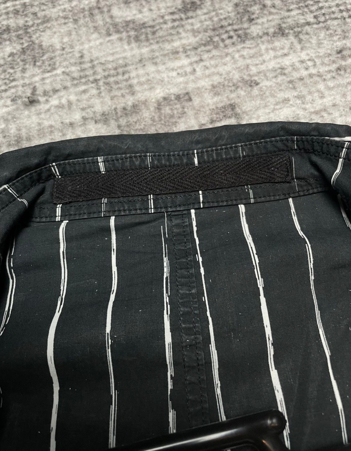 Julius SS19 Seamed Striped Shirt