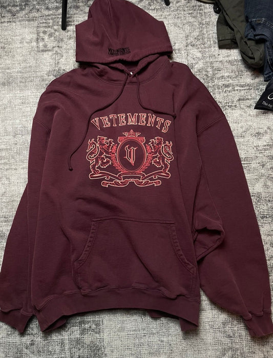 Vetements Red Royal Hoodie