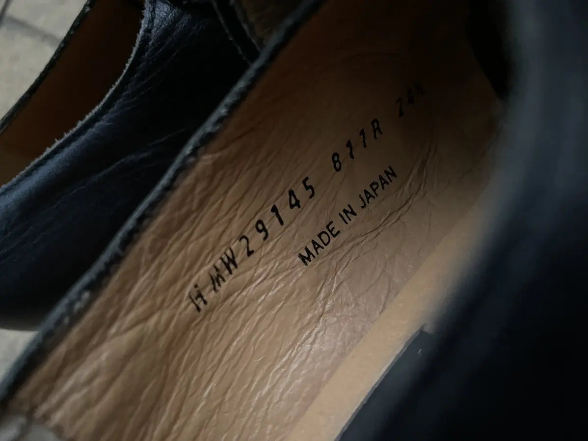 Japanese Label Bondage Leather Strap Derbies