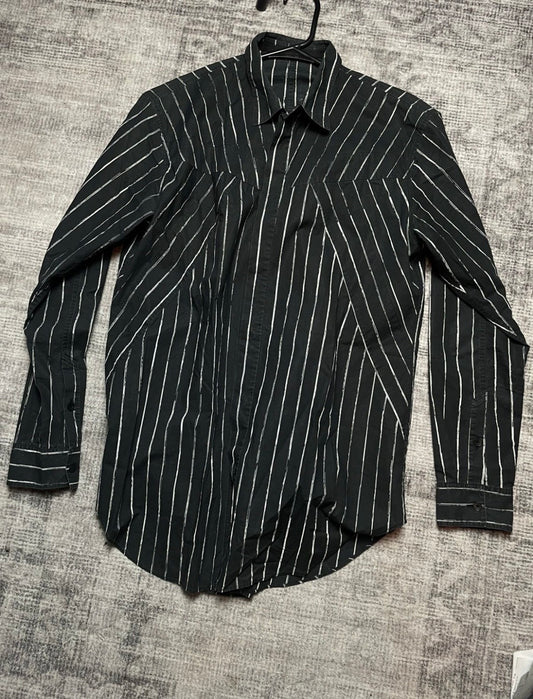 Julius SS19 Seamed Striped Shirt