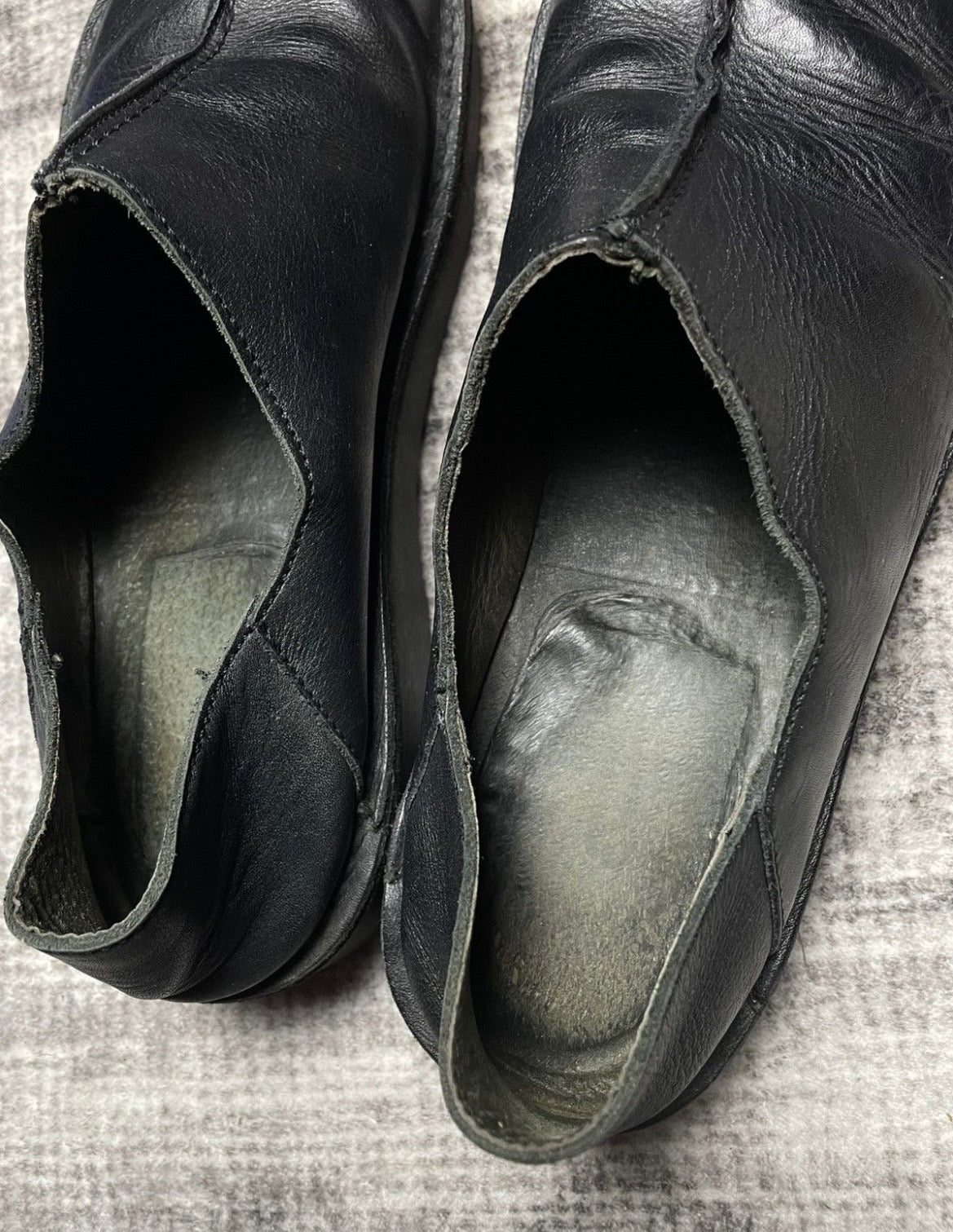 Vintage Zara 1998 Slip On Leather Loafers