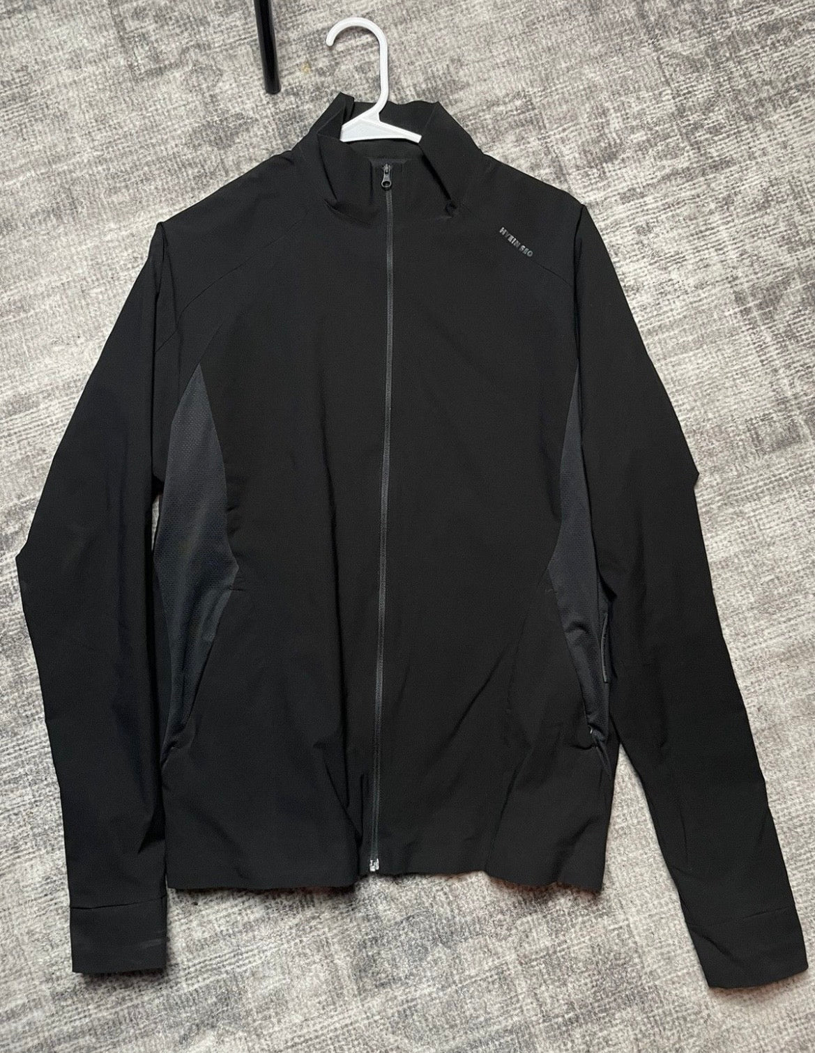 Hyein Seo Black Sports Zip Up Jacket