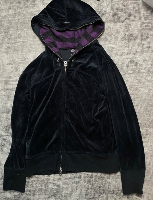 PPFM Multi Zip Velvet Monster Hoodie