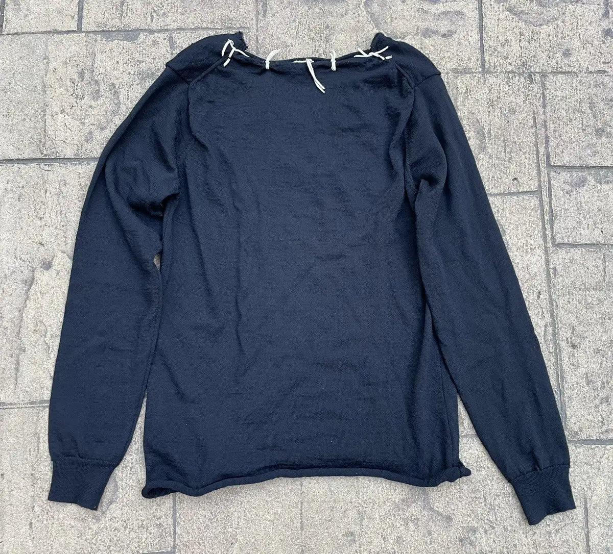 Junya Watanabe MAN Tribal Necklace AW03 Long Sleeve Sweater