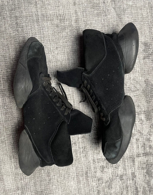 Rick owens Suede Tech Runners Black