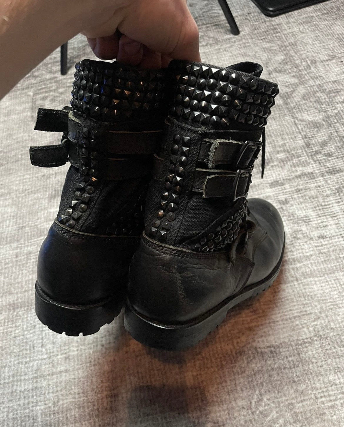 Number (N)ine SS06 Studded Combat Boots