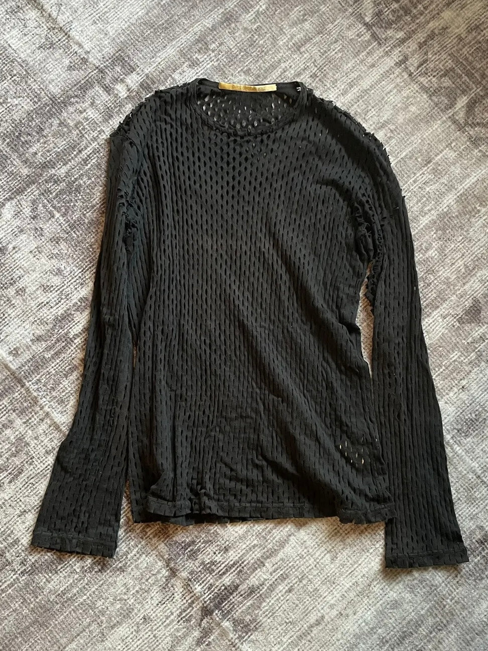 Carol Christian Poell 2003 Laser Cut Long Sleeve