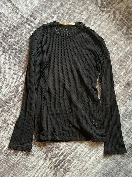 Carol Christian Poell 2003 Laser Cut Long Sleeve