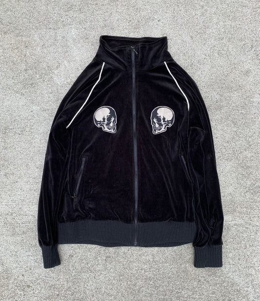 Number (N)ine Double Skull Velvet Track Jacket