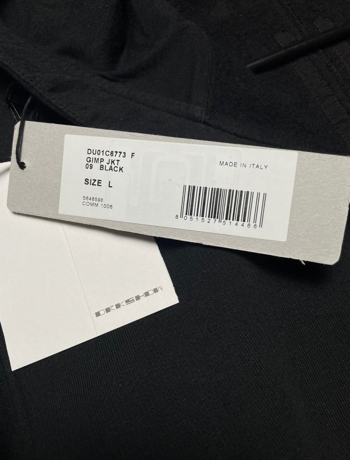 Rick Owens Drkshdw SS23 Gimp Hoodie
