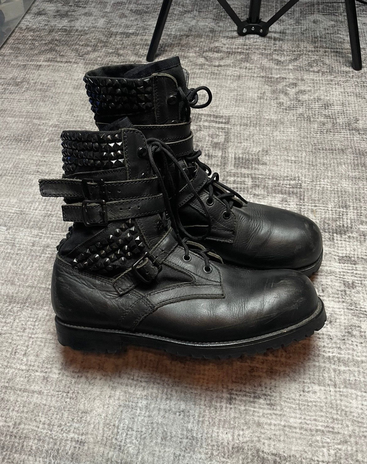 Number (N)ine SS06 Studded Combat Boots