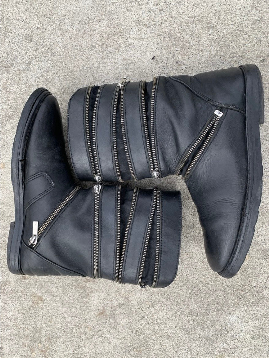 Raf Simons AW06/07 Accordion Zip Boots