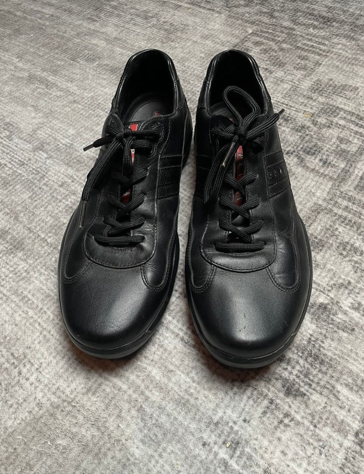 Prada Americas Cup Leather Sneakers