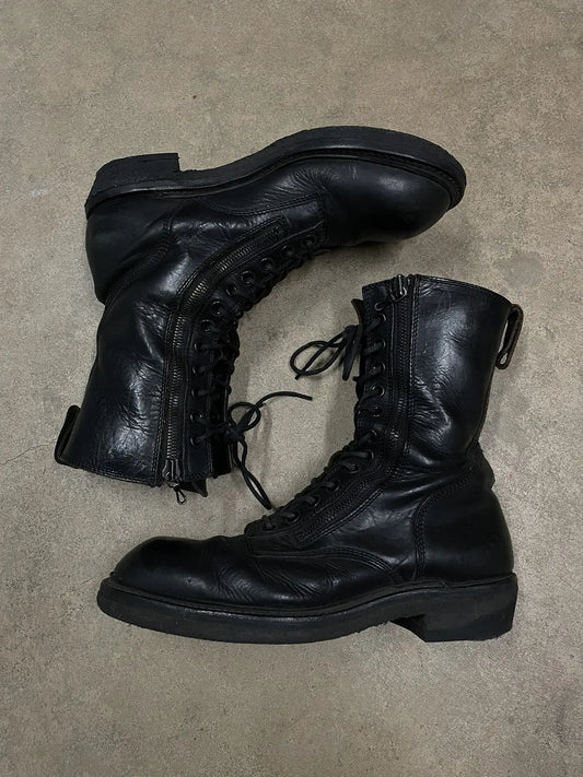 Julius SS11 Chaos Double Zip Combat Boots size 4