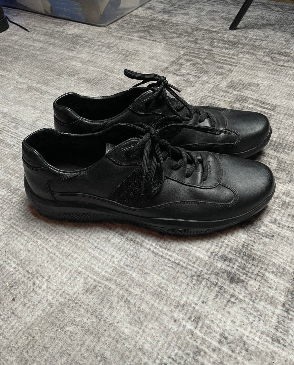 Prada Americas Cup Leather Sneakers